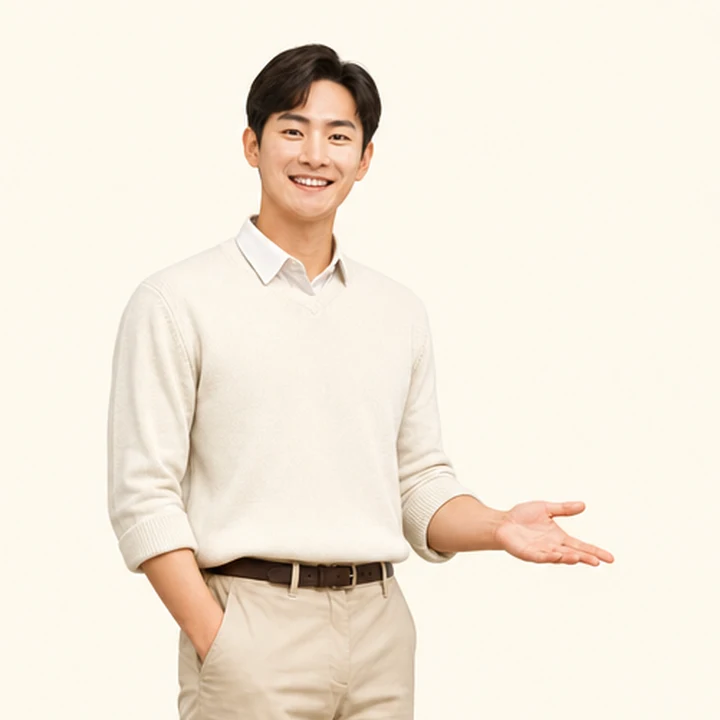 QM6 중고차 장기렌트 상담 신청을 안내하는 담당자